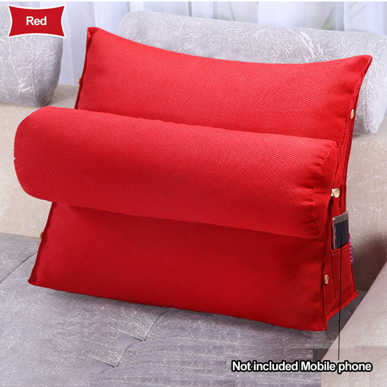 New Adjustable Back Sofa Bed Wedge Cushion Pillow Office Chair Rest Neck  Support