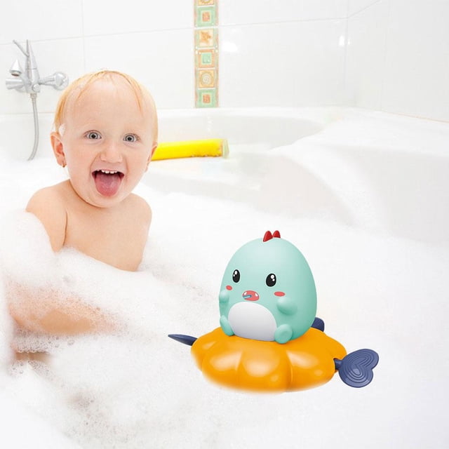 Juguetes de para bebés, agua en , chorro de animales, diversión flotante, pequeño para el , piscina, bañera, padres, bebés dinosaurio amarillo Salvador juguetes de baño
