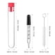 thumbnail image 5 of EeaseMX 1 juego de goteros de vidrio, tubos de ensayo de plástico, cepillos de limpieza para tubos de ensayo, pipetas, goteros para líquidos., 5 of 7