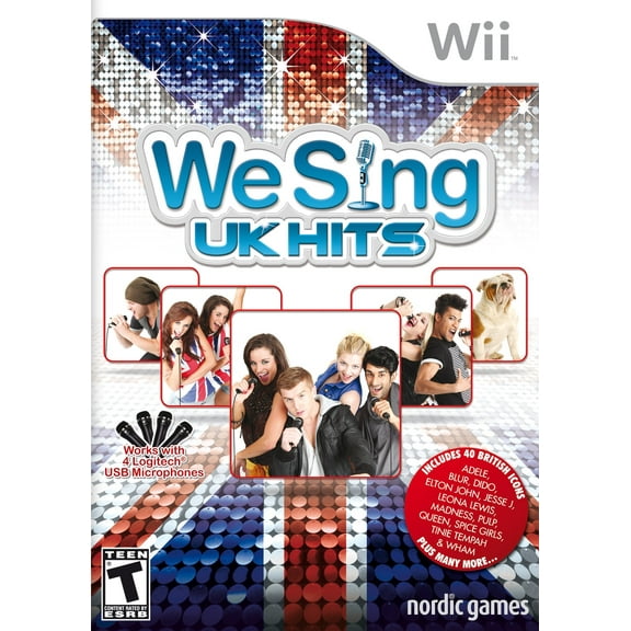 We Sing Pop Game 2 Mic Wii U Bundle Edition W/2 TWO Microphones
