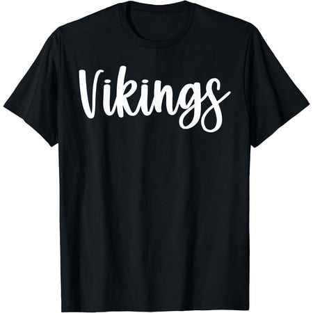 Vikings School Spirit Team Mascot Game Night T-Shirt, Unisex T-Shirt