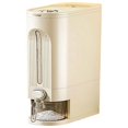 thumbnail image 1 of HEVIRGO Rice Dispenser with Measuring Cup Large Capacity Clear Visible Airtight Flour Beans Cereal Grains Food Storage Container Kitchen Supplies, 1 of 11