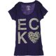 thumbnail image 1 of Ecko Unltd. Camiseta gráfica Hrt Anl Prnt Scpnk para mujer, púrpura, grande Ecko Unltd. Camiseta gráfica, 1 of 1