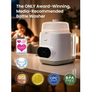 Grownsy EaseClean Bottle Washer Pro | All-in-One Bottle Washer and Sterilizer and Dryer | Baby Bottle Washer for Bottles, Pump Parts & Baby Essentials | Replaces Hand Washing