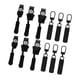 thumbnail image 5 of Kit De Reparación De Cremalleras De 12 Piezas, Tirador De Cremallera De Metal De Repuesto Para Jeans, Botas, Bolsos, 5 of 8
