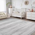 thumbnail image 3 of tchdio Washable Rugs for Living Room- 5x7 Area Rugs Non Slip, Modern Abstract Rug Ultra Soft, Low Pile Rugs for Bedroom Dining Room Nursery Room Playroom Grey, 3 of 6