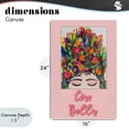 thumbnail image 4 of Stupell Industries Eclectic Ciao Bella Floral Woman Canvas Art, 16 x 24, by Pooja Dave, 4 of 8
