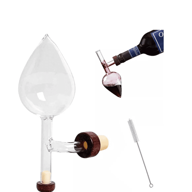 Decantador Medidor De Copa Para Vino Tinto / Xtellar Blanco 150ml