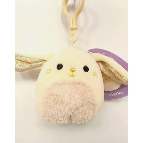Berko the Easter Bunny Plush 3.5-Inch Clip-On