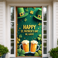 thumbnail image 6 of St Patricks Day Lucky Shamrock Clover Decoration Backdrop Display Banner for Irish Festival Party Supplies Photography Props Decor, 6 of 8