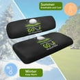 thumbnail image 6 of POLERO 2PCS Golf Cart Seat Covers, I Like My Golf Breathable Front and Rear Seat Cushion Cover Fits for Ezgo Club Car Golfcart Original Regular Seats, No Stapler, 6 of 8
