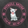 thumbnail image 3 of CafePress - PITBULL MOM Women's Long Sleeve Dark T Shirt - Women's Long Sleeve Graphic Tee Casual Fit, 3 of 4