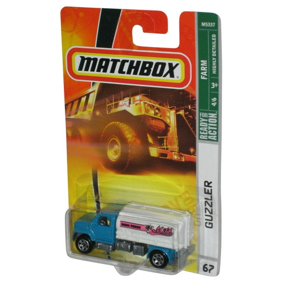 Matchbox Farm 4/6 Blue & White (2007) Mattel Die-Cast Toy Truck #67