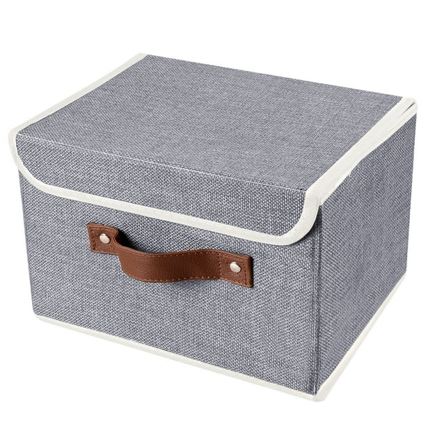 2/4/6/Pcs Collapsible Fabric Cube Storage Bins Small Large Home Organizer Boxes Baskets with