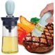 thumbnail image 3 of 2 Pack Glass Olive Oil Dispenser ,2 In 1 Oil Dispenser Bottle with Brush, Silicone Dropper Measuring Oil Dispenser for Kitchen Cooking, Frying, Baking, 3 of 5