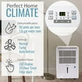 thumbnail image 2 of Refurbished - Keystone 50 Pint Portable Dehumidifier -white - KSTAD504D, 2 of 5