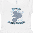 thumbnail image 4 of Inktastic Save the Chubby Mermaids with Cute Manatees Girls Toddler Dress, 4 of 5