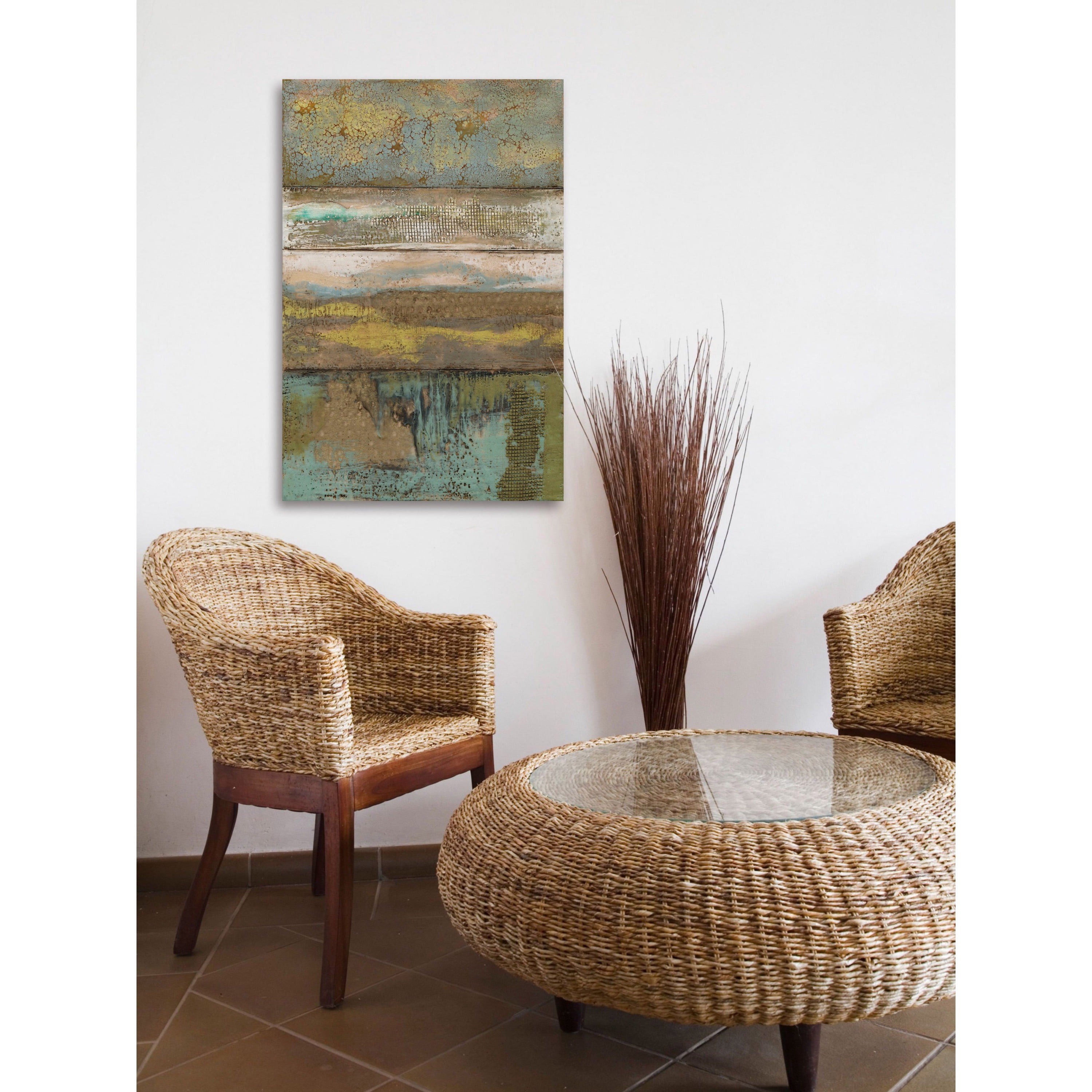 Marmont Hill "Segmented Textures II" Painting Print on Wrapped Canvas
