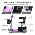 thumbnail image 5 of SAY YEAH Mobility Scooter,Folding Selectric Wheelchairs for Adults,Upgrade Motor Scooters for Seniors,42X37X19in,110lbs,pink, 5 of 12