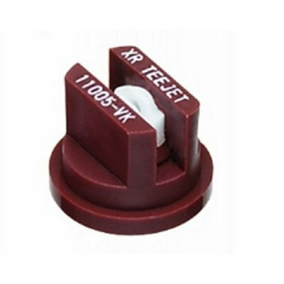 XR11005-VK Teejet Nozzle, Extended Range Flat Spray Tip, Brown