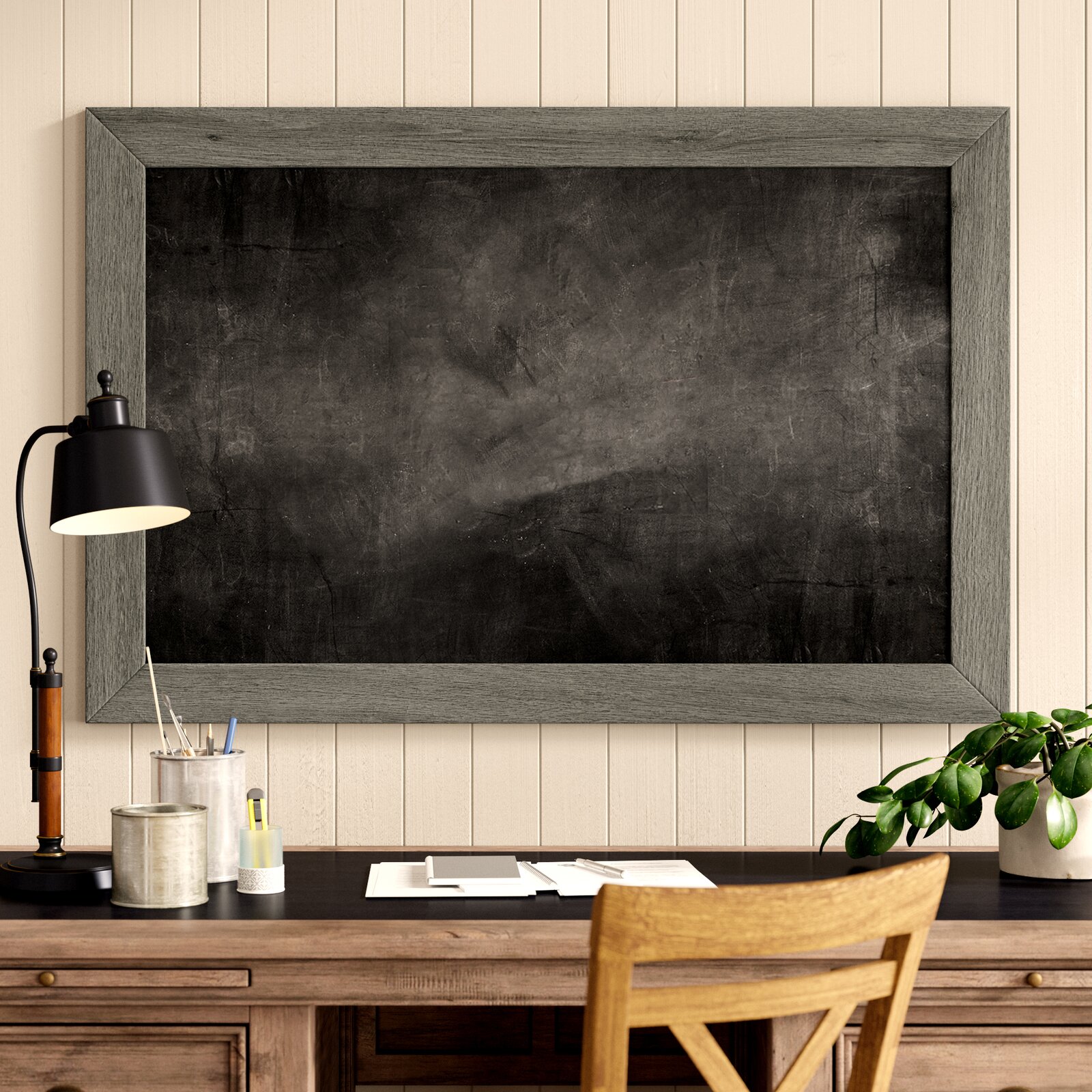 Barnwood Wall Mounted Free Standing Chalkboard, Country of Origin United States, Can be used