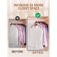 thumbnail image 2 of HOUSE DAY Space Saving Hanger Hooks 60 Pack, Black Clothes Hanger Connector Hooks, Heavy Duty Hanger Hooks Space Saver, Premium College Dorm Room Essentials, Good Closet Organizers and Storage, 2 of 8