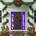 thumbnail image 6 of Merry Christmas Porch Banner Sign, 11.8"x70.87" Xmas Green Front Door Hanging Welcome Banner Flag, Holiday Party Decoration for Home Outdoor Yard Garage Wall, 6 of 6