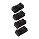 thumbnail image 5 of 4x Corturas de equipaje Cinturas de viaje conector para bolsa de equipaje Sostiene la maleta juntas Corturas de fijación de fijación Cinturas de embal Negro, 5 of 9