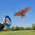thumbnail image 2 of Flying Hoofer Cometa de Playa Grande y Enrollador de Carrete con Cuerda de 650 pies para niños y Adultos Cometa de una Sola línea Extremadamente fácil de Volar para Principiantes.(Águila), 2 of 6