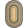 thumbnail image 2 of Safavieh Braided Ellen Bordered Machine Washable Reversible Area Rug, Multi, 6' x 8' Oval, 2 of 11