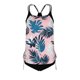 thumbnail image 4 of Traje de baño de 2 piezas para mujer, trajes de baño para mujer, bikini de top tipo jersey estampado y braguita, bikini suelto con cordón ajustable, conjunto de bikini de poliéster para mujer, 4 of 6