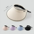 thumbnail image 3 of WEIYLL Empty Top Sun Hat Large Brim For Face Shading Adjustable Hood Circumference For Summer Sun Hat Blue for -, 3 of 4