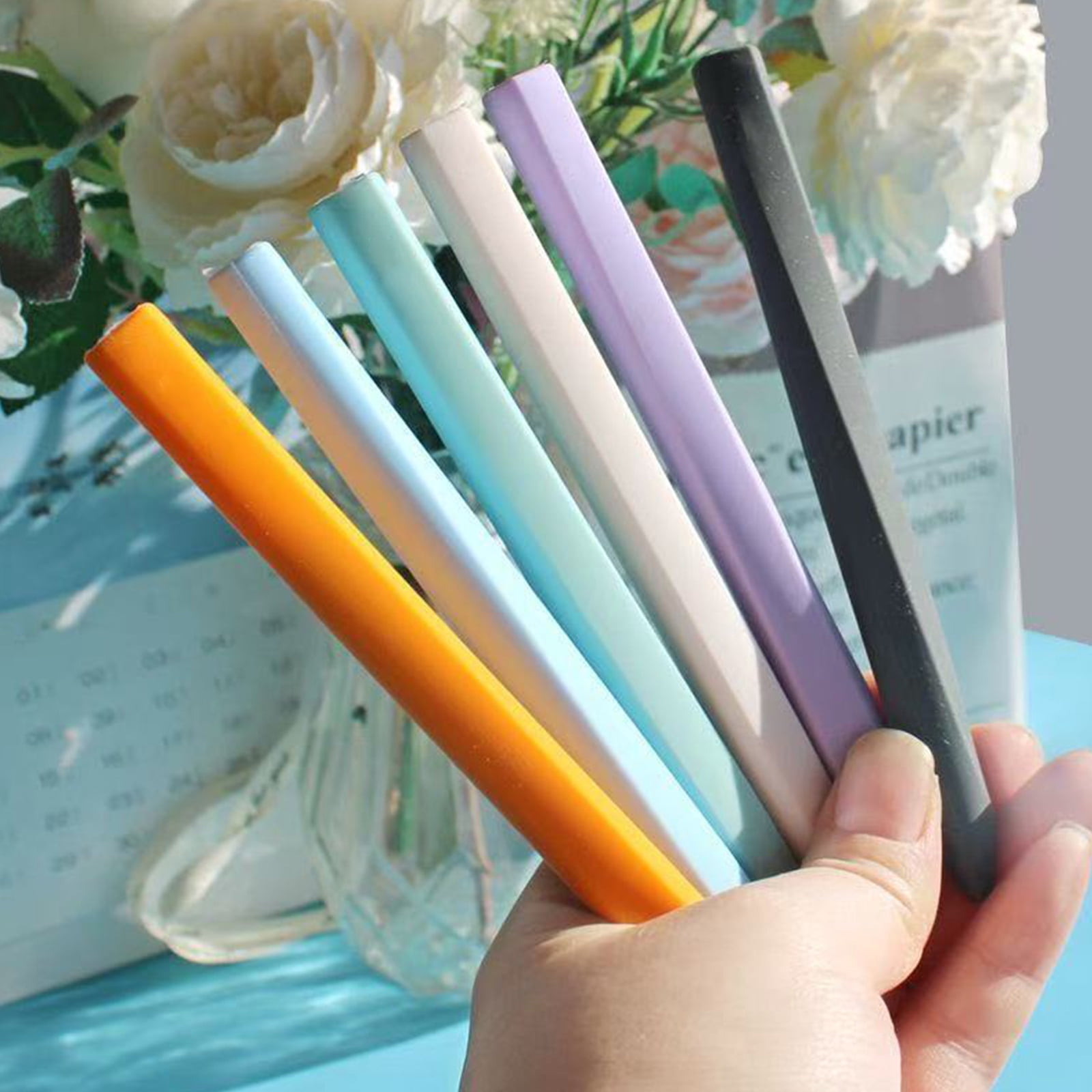 Rolling Pen Quick Dry Inks 0.5mm Fine Point Gel Liquid Inks Pens Roller Signatures Pen for Writing Journaling