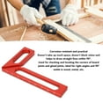 thumbnail image 4 of Carpenter Square L Shape Woodworking Right Angle Ruler Aluminum Alloy Height Measuring Scribing 90 Woodworking Measurement Dash Gauge Measuring Tool, 4 of 8