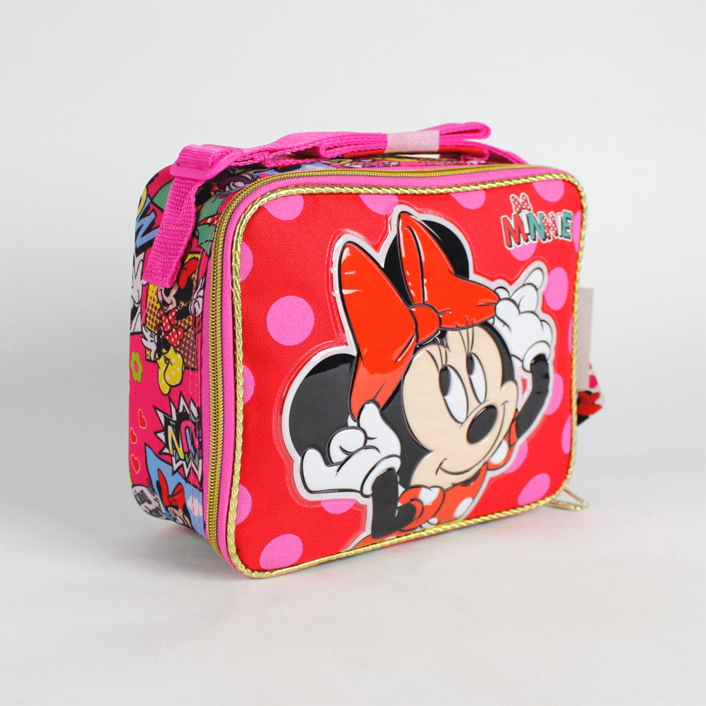 Lunch Bag - Disney - Minnie Mouse Red Hearts New Girls Bag 621322