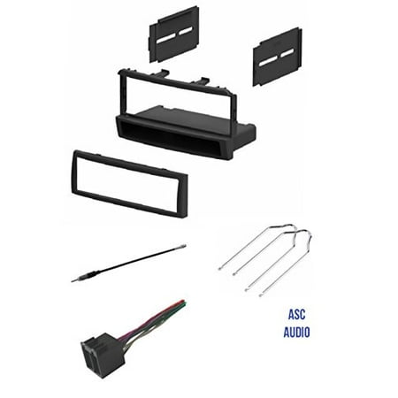 ASC Car Stereo Dash Kit, Wire Harness, Antenna Adapter, and Radio Tool for Installing a Single Din Radio for 2003 - 2004 Ford Focus with Factory Blaupunkt (Best Factory Car Audio Systems)