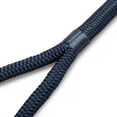 thumbnail image 2 of Five Leaf Clover Blue Boat Dock Lines - 24 Strands Double Braided Nylon - 4 Pack - 1/2" Diameter x 15 ft Length- 12" Eye Loop - for Boats, Marine Rope, Boat Accessories - Free 2 White Fender Lines, 2 of 6