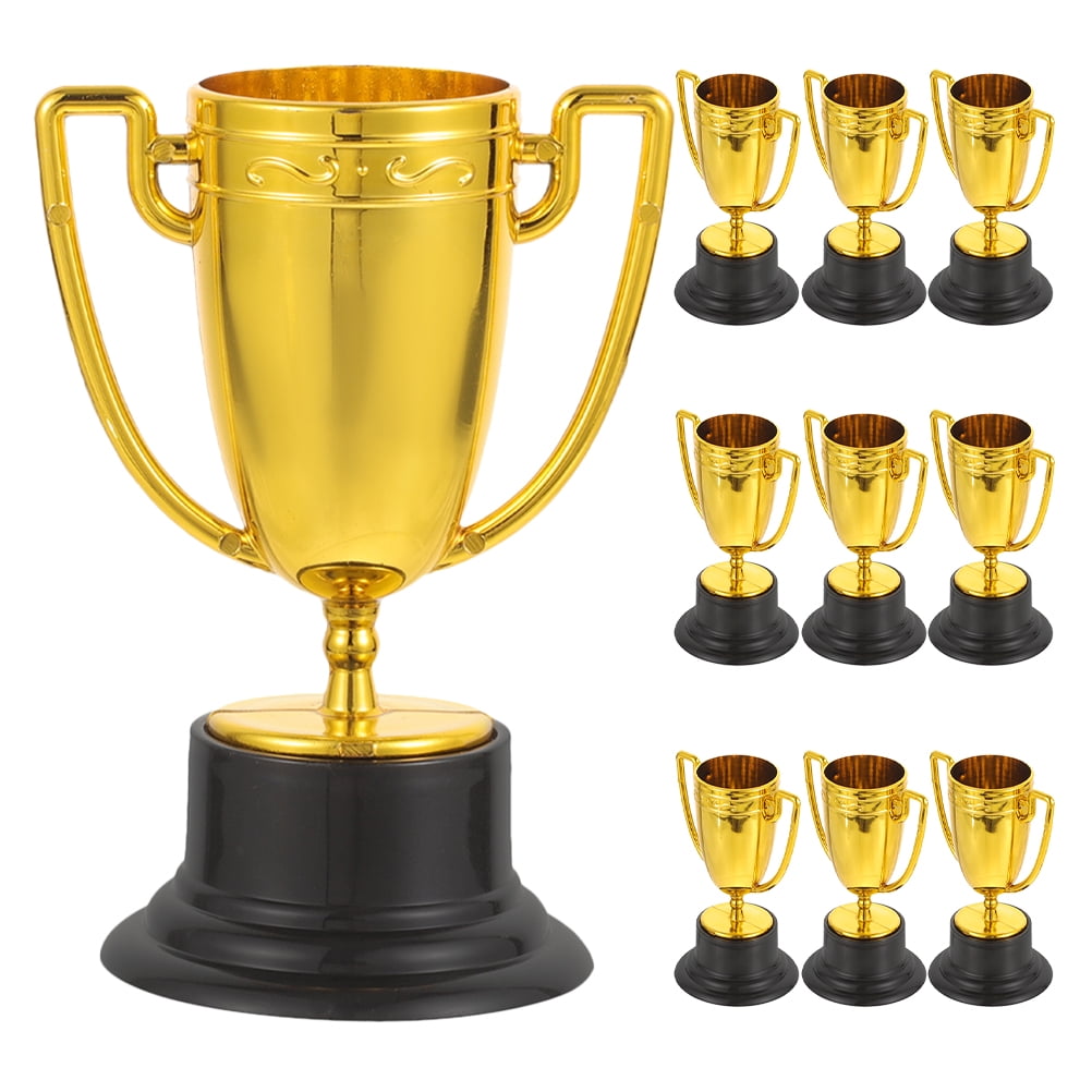 KAKOWELY 10 mini trofeos honorarios para niños, juguetes simulados ...