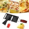 thumbnail image 1 of Fiudx Bandeja para Hornear Queso, Material de Hierro Antiadherente, Mango de Madera Plegable, Juego de Herramientas para Asar a La Parrilla, Perfecto para Reuniones Familiares, Restaurantes o Cafeter, 1 of 6