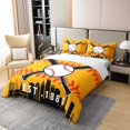 thumbnail image 3 of Equipo 100% Algodón Funda Nórdica King para Niños Jóvenes Hombres,Niños Ropa de cama de béisbol para, 3 of 7