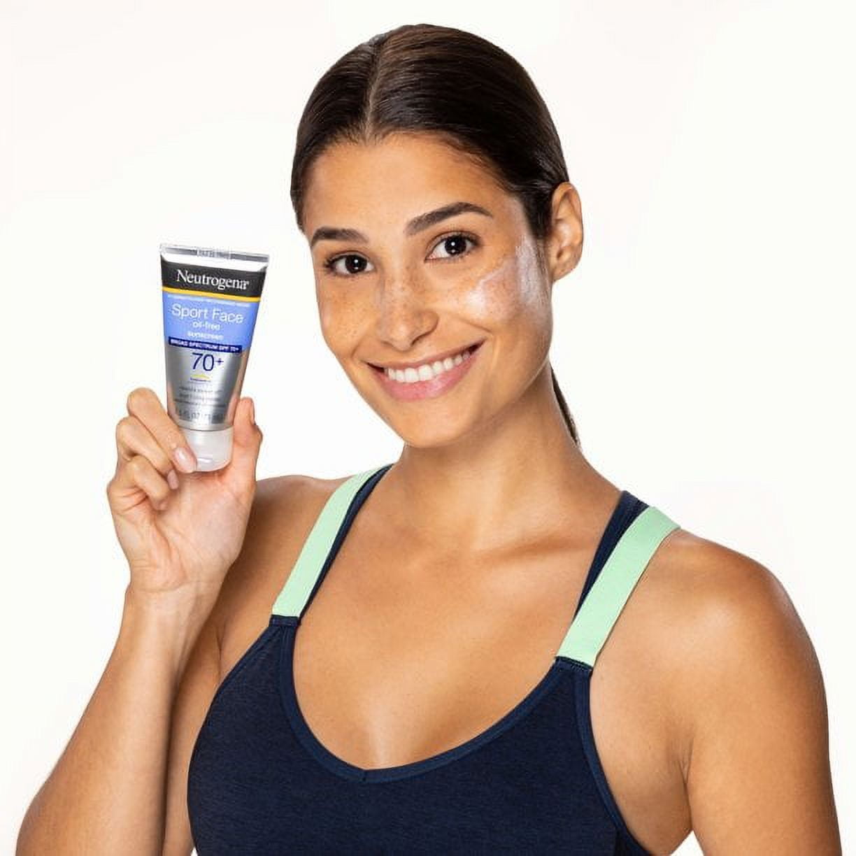 Neutrogena Sport Face Sunscreen Oil-Free Lotion, SPF 70+, 2.5 Oz, 6 Pack