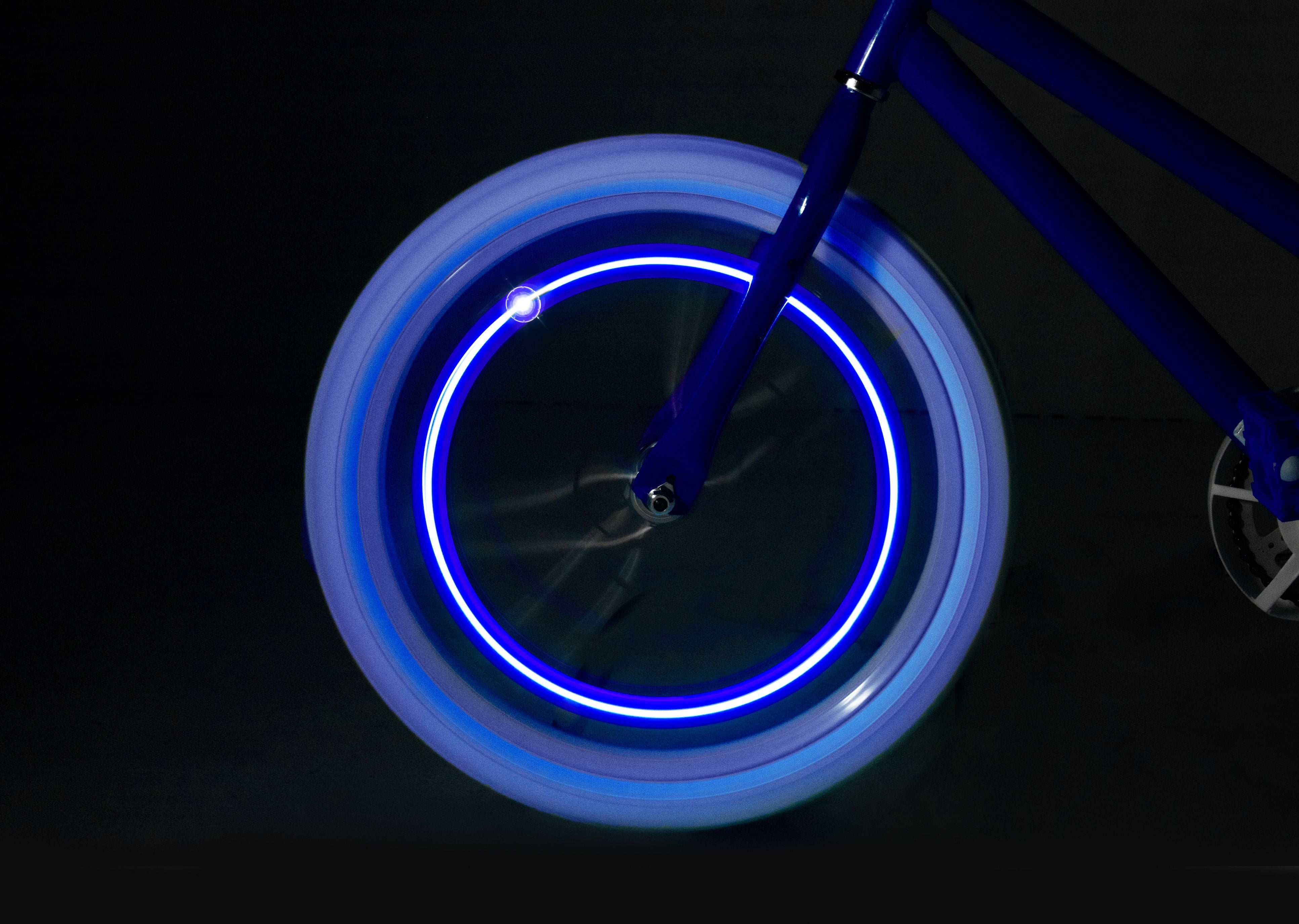 Motorcycle & Bicycle 2 X Neon LED Bike Wheel Light BLUE No1GS Car 