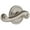 Satin Nickel, variant on Grandeur 820437 Circulaire Solid Brass Rose Right Handed Privacy Door Lever Set - Nickel
