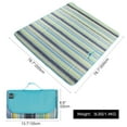 thumbnail image 5 of REDCAMP Outdoor Picnic Blanket Waterproof, 78.7 In.x78.7 In. Beach Blanket with Shoulder Strap, 5 of 6