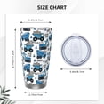 thumbnail image 4 of Rateoe Blue Excavator Printed Car Guy Gifts for Men Women Tumbler - 20oz/590ml Double Wall Vacuum Insulated Stainless Steel Travel Tumbler Cups with Lid & Straw-Straw Two-piece Set, 4 of 8