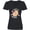 AB-Black, variant on Inktastic Valentines Day Pugs and Kisses with Pink Hearts Women's V-Neck T-Shirt