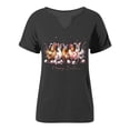 thumbnail image 4 of MuXiKeJi Clothes Women Tops Casual Happy Easter Rabbit Print Short Sleeve Tee for Womens Tee Tops Basic Workout Clothes, 4 of 4