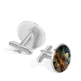thumbnail image 3 of Eid Al Fitr Elegant Shirt Cufflinks Set for Men, Stainless Steel Fashion Accessories for Business and Formal Occasions, 3 of 6