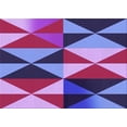 thumbnail image 1 of Ahgly Company Machine Washable Indoor Rectangle Transitional Dark Magenta Purple Area Rugs, 5' x 7', 1 of 7