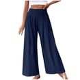thumbnail image 1 of WILLBEST Pantalones Casuales para Mujer: Pantalones Holgados con Cremallera de Color Liso para Uso Diario y Relajación, elegantes y Cómodos con Detalle de Presión Lateral. Chica, 1 of 7